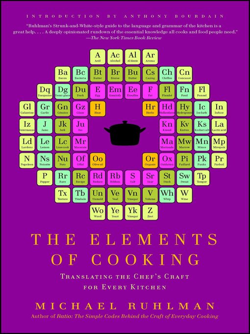 Title details for The Elements of Cooking by Michael Ruhlman - Available